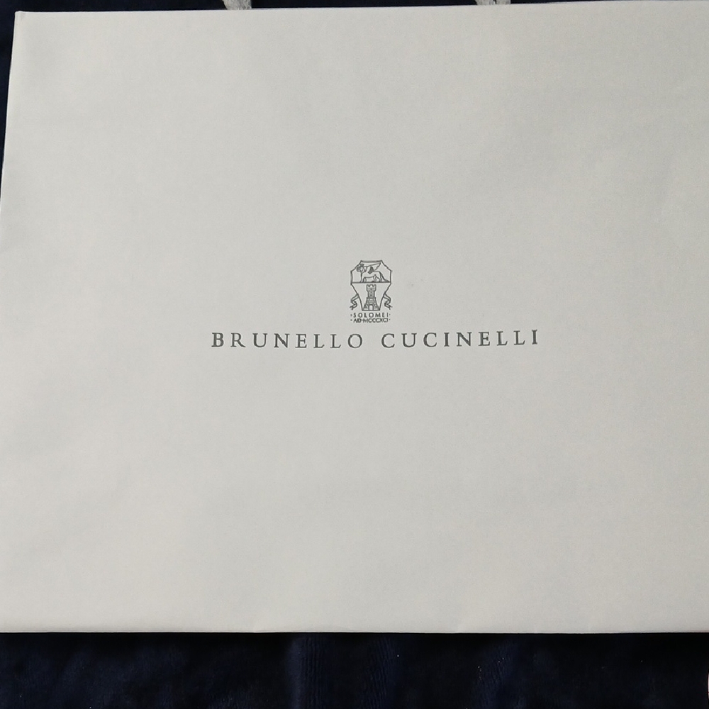 Brunello Cucinelli Grey Gift Bag